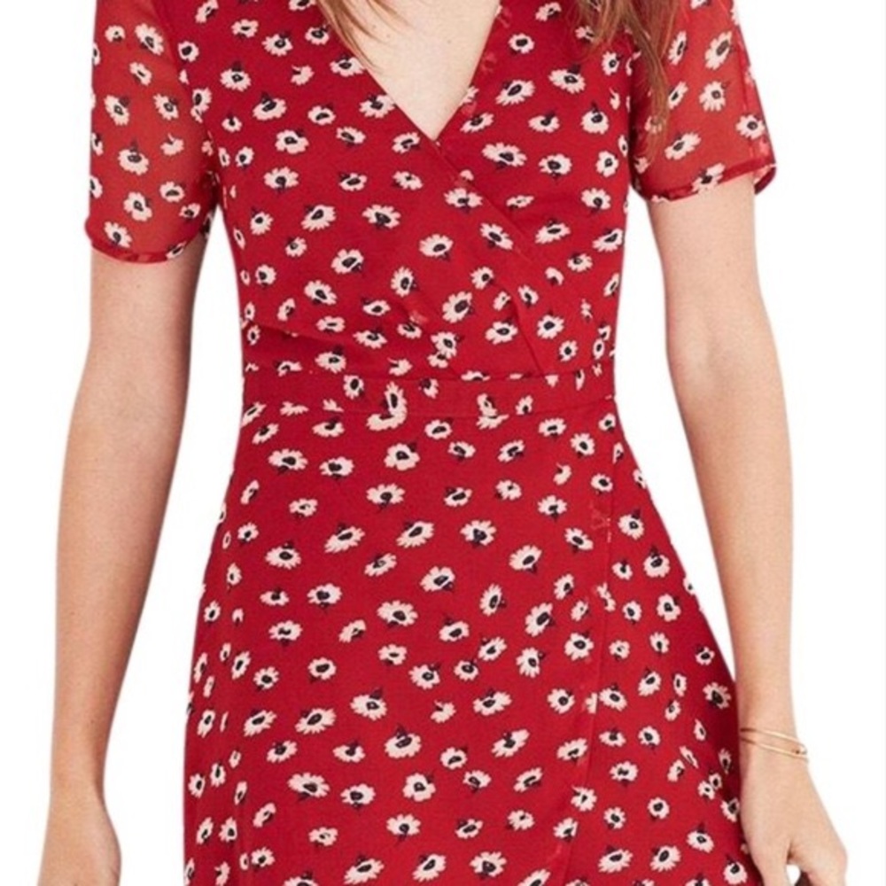 In search of! Madewell Seattle floral wrap dress
